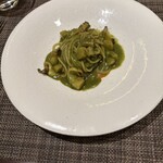 リナシメント - サザエのジェノベーゼ(たっぷりサザエが入ってます。)