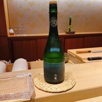 鮨　いの - 石鎚　純米大吟醸　愛　やぶた搾り　愛媛県飲食店限定酒(猪野さんも製造に関わっているとか)