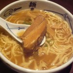 麺屋武蔵 - 厚みのある豚バラ。これが超うまい！