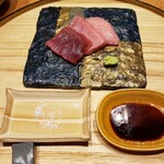 かま田 - 赤身、中トロ、かまトロ