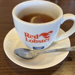 レッドロブスター - ロゴ入りカップのホットレモンティー