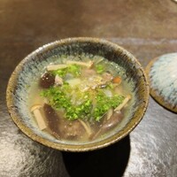 十皿 - ①すっぽんと茸のロワイヤル