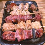 やきとん三吉 - 串得盛り5本￥680　2025.6.11