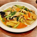 湖南人家 - 20250623五目焼きそば1,210円①