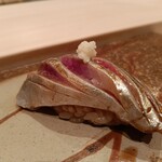 鮨 銀座 おのでら - 真あじ