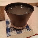 鮨 銀座 おのでら - 完熟もも酒(お湯割り)
