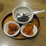 酒嚢飯袋 - 水めしの添え物