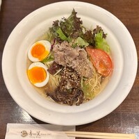 中国料理 青冥 堂島本店 - 近江牛入り冷麺(1,300円)