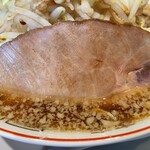 中華そば すみ田 - 『パンチラーメン(ヤサイニンニクダブル)』のチャーシュー