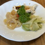 華菜樓 - 全８品のシェフおすすめコース★120分飲み放題（LO90分）付き　・本日の前菜3種盛り合わせ