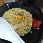 大津家 - セットのチャーハンです