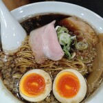 大津家 - ブラック味玉です