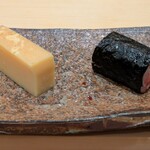 鮨 たかはし - 玉、トロ巻物