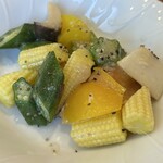 華菜樓 - 全８品のシェフおすすめコース★120分飲み放題（LO90分）付き　・海老と季節野菜の香り塩炒め