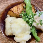 しんのすけ - 賀茂茄子と鱧の揚げ出し