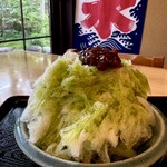 沙桜里庵 - 料理写真:宇治金時　ふわふわです　なかにも餡子たっぷり
