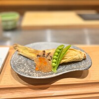 GINZA SUSHI BANYA KAI - 焼平貝潮ジュレ
