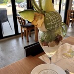 瓦テラス - メロンパフェ