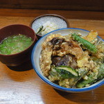 Tenkou - 2014.9)野菜天丼（９４０円）