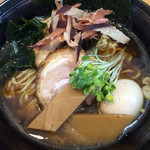 ボニート・ボニート - 正油あらびきラーメン