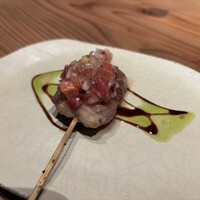 鳥恵 上野広小路店 - コース串のラストは鴨肉