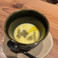 鳥恵 上野広小路店 - なにかのすり流し(じゅんさい入り)