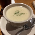 アウトバック ステーキハウス - セットのスープ