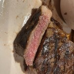 アウトバック ステーキハウス - サーロインの断面