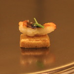 カンテサンス - 穴子のビスケット　(2014/09)