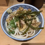讃岐うどん かわはら - 料理写真:イカ入りぶっかけうどん冷
