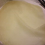 全聚德烤鸭店 - 荷葉餅を手のひらにのせて