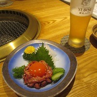 和牛 まつした 本通り店 - こちらのタンユッケは旨い！　2014/9月
