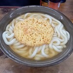 牧のうどん - かきあげうどん(470円)