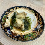 貝 刺身専門店 しらはら - ほたて磯焼き770円