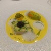 La Vallee d'Or - ヒラメと三浦産ズッキーニ　蛤の出汁とサフランのソース