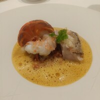 La Vallee d'Or - 伊勢海老のポワレアメリケーヌソース　十穀米のリゾット添え