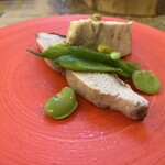 シクラメンテ - 鰤と岐阜県産モロッコインゲン