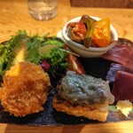 おでん二毛作 - マスターのおまかせプレート