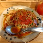 おでん二毛作 - パスタ、コンポモドーロ