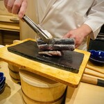 鮨 加 - 備長炭が大活躍