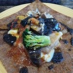 クレープリー・スタンド シャンデレール - 潰し（？）卵、鶏皮抜きで