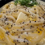 うどん 丸香 - 釜たまカルピスバター