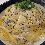 うどん 丸香 - 釜たまカルピスバター