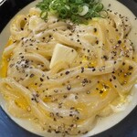 うどん 丸香 - 釜たまカルピスバター