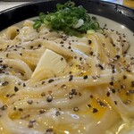 うどん 丸香 - 釜たまカルピスバター