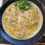 うどん 丸香 - 釜たまカルピスバター