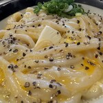 うどん 丸香 - 釜たまカルピスバター