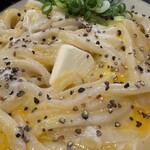 うどん 丸香 - 釜たまカルピスバター