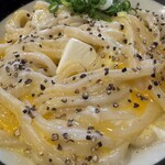 うどん 丸香 - 釜たまカルピスバター