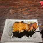 YAKITORI 燃 es - 《おまかせコース》葱ともも肉を皮で包んだねぎま